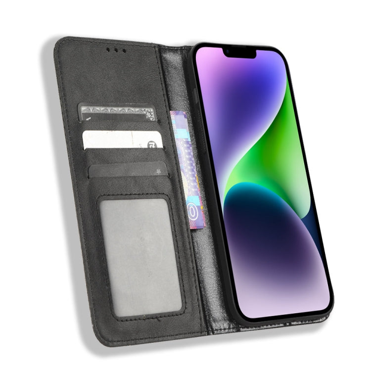 Magnetic Buckle Retro Texture Leather Phone Case