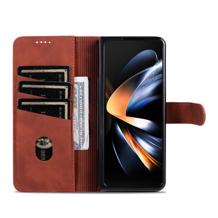 AZNS Skin Feel Calf Texture Flip Leather Phone Case