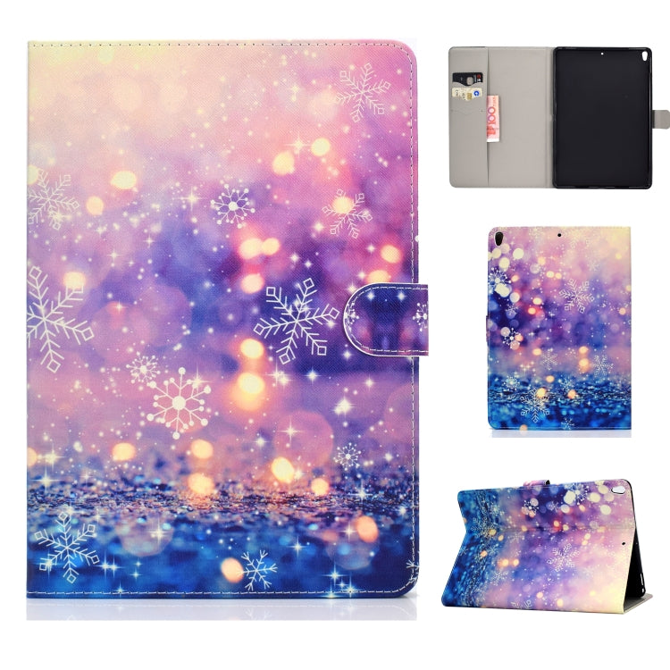Colored Drawing Pattern Horizontal Flip PU Leather Case with Holder & Card Slot & Sleep / Wake-up Function