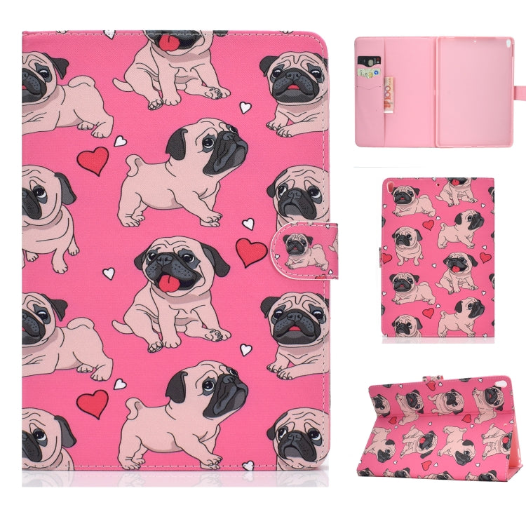 Colored Drawing Pattern Horizontal Flip PU Leather Case with Holder & Card Slot & Sleep / Wake-up Function