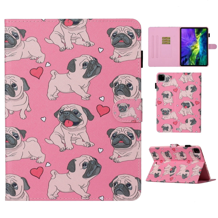 Colored Drawing Pattern Horizontal Flip PU Leather Case with Holder & Card Slot & Sleep / Wake-up Function