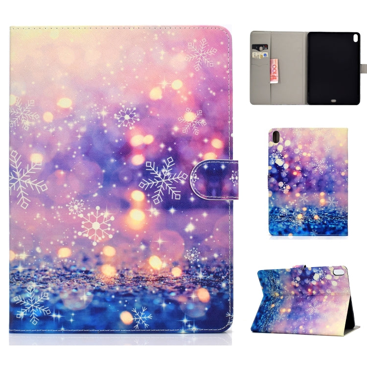 Colored Drawing Pattern Horizontal Flip PU Leather Case with Holder & Card Slot & Sleep / Wake-up Function