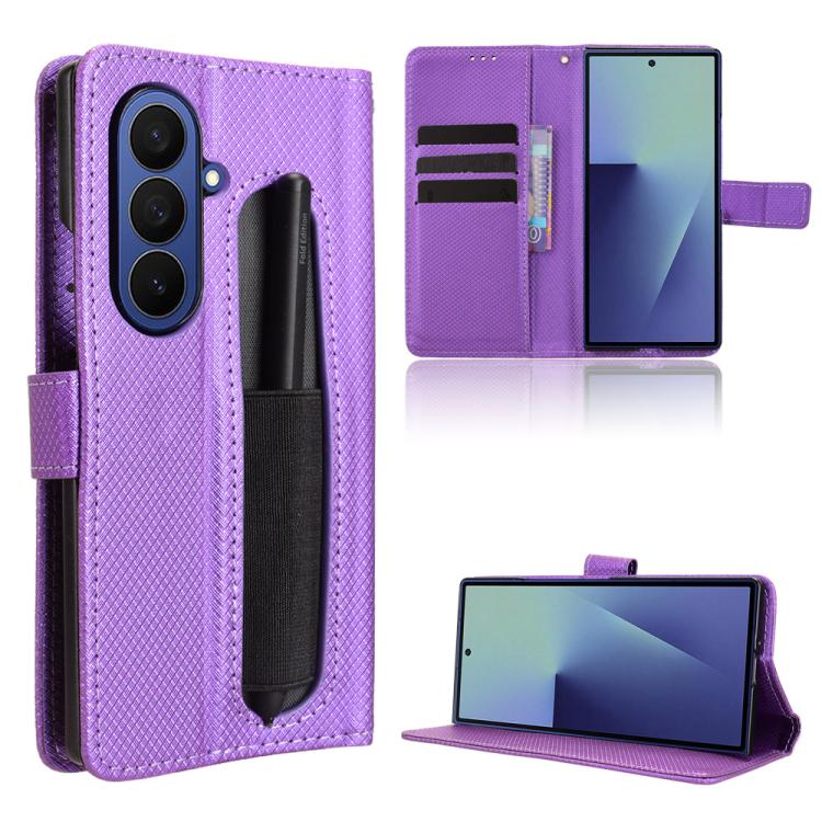 Diamond Texture Leather Phone Case