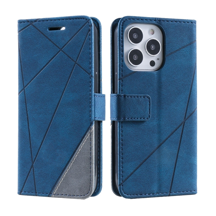 Skin Feel Splicing Leather Phone Case, For iPhone 16e, For iPhone 16 Pro Max, For iPhone 16 Pro, For iPhone 16 Plus