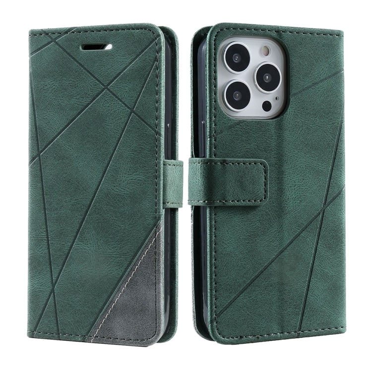 Skin Feel Splicing Leather Phone Case, For iPhone 16e, For iPhone 16 Pro Max, For iPhone 16 Pro, For iPhone 16 Plus
