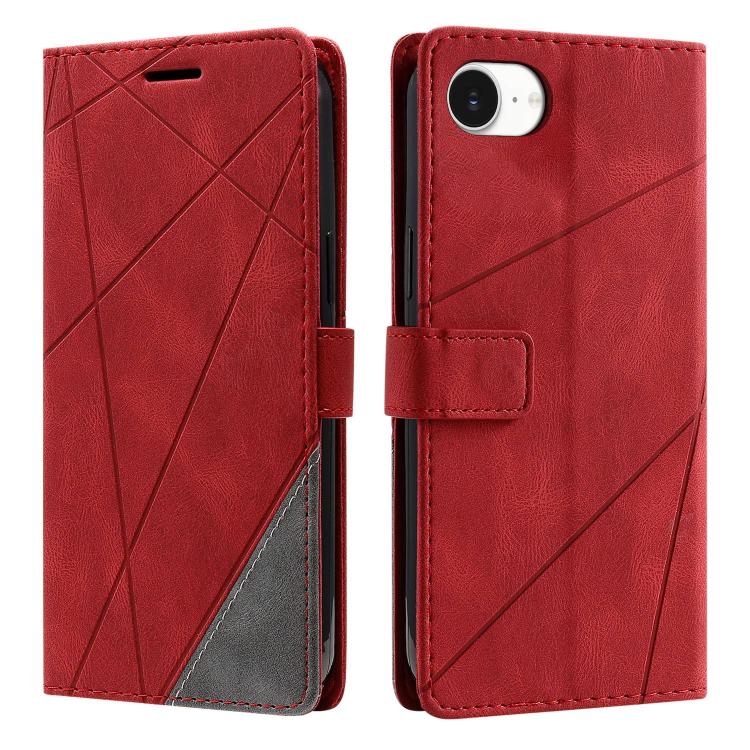 Skin Feel Splicing Leather Phone Case, For iPhone 16e, For iPhone 16 Pro Max, For iPhone 16 Pro, For iPhone 16 Plus