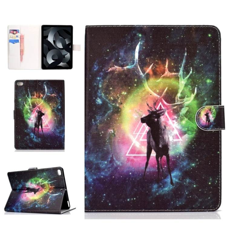 Colored Drawing Pattern Horizontal Flip PU Leather Case with Holder & Card Slot & Sleep / Wake-up Function, For iPad mini1 / 2 / 3 / 4, For iPad Air / iPad Air 2 2016 / iPad Pro9.7 / iPad9.7 / 2017 / 2018