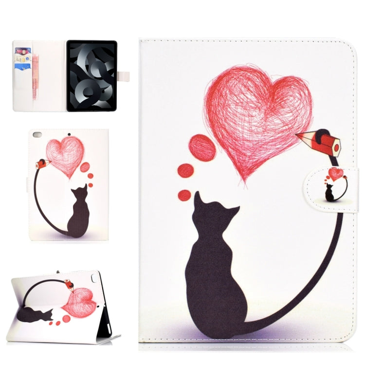 Colored Drawing Pattern Horizontal Flip PU Leather Case with Holder & Card Slot & Sleep / Wake-up Function, For iPad mini1 / 2 / 3 / 4, For iPad Air / iPad Air 2 2016 / iPad Pro9.7 / iPad9.7 / 2017 / 2018