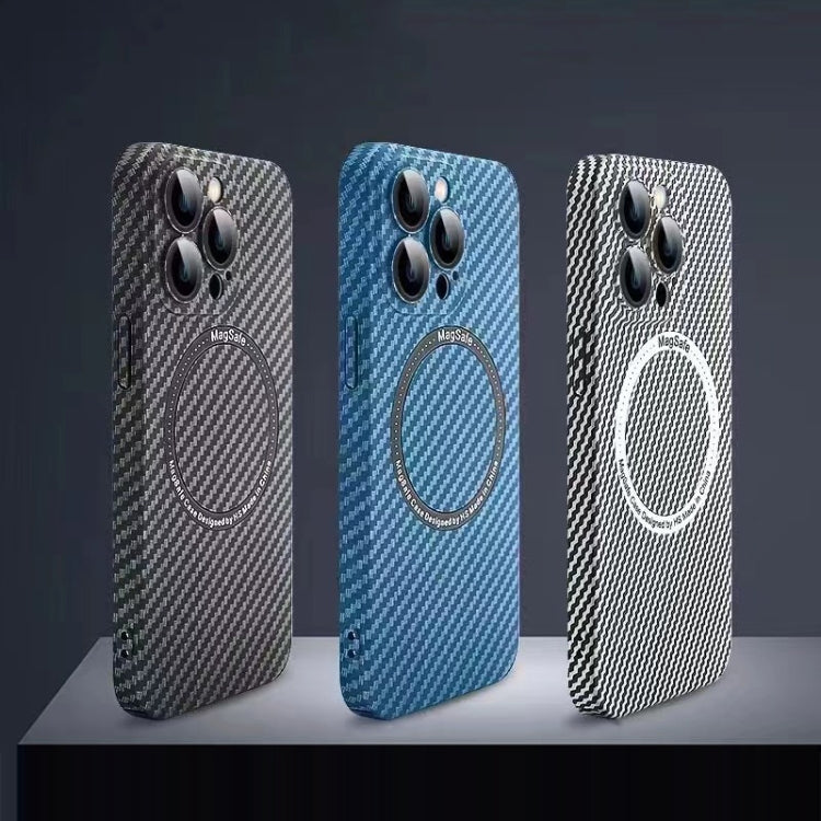 MagSafe Magnetic PC Carbon Fiber Phone Case with Lens Film, For iPhone 11 Pro