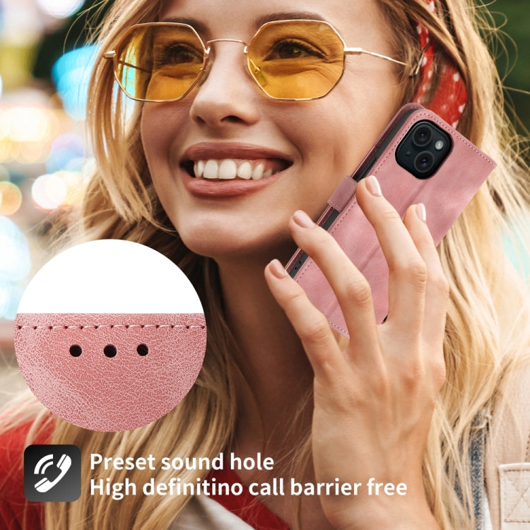Skin-feel Flowers Embossed Wallet Leather Phone Case