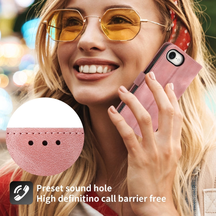 Skin-feel Flowers Embossed Wallet Leather Phone Case