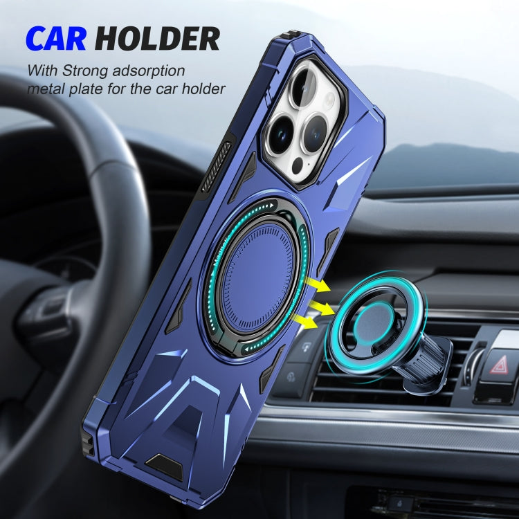 MagSafe Magnetic Shockproof Phone Case with Ring Holder, For iPhone 15 Plus, For iPhone 15, For iPhone 14 Plus
