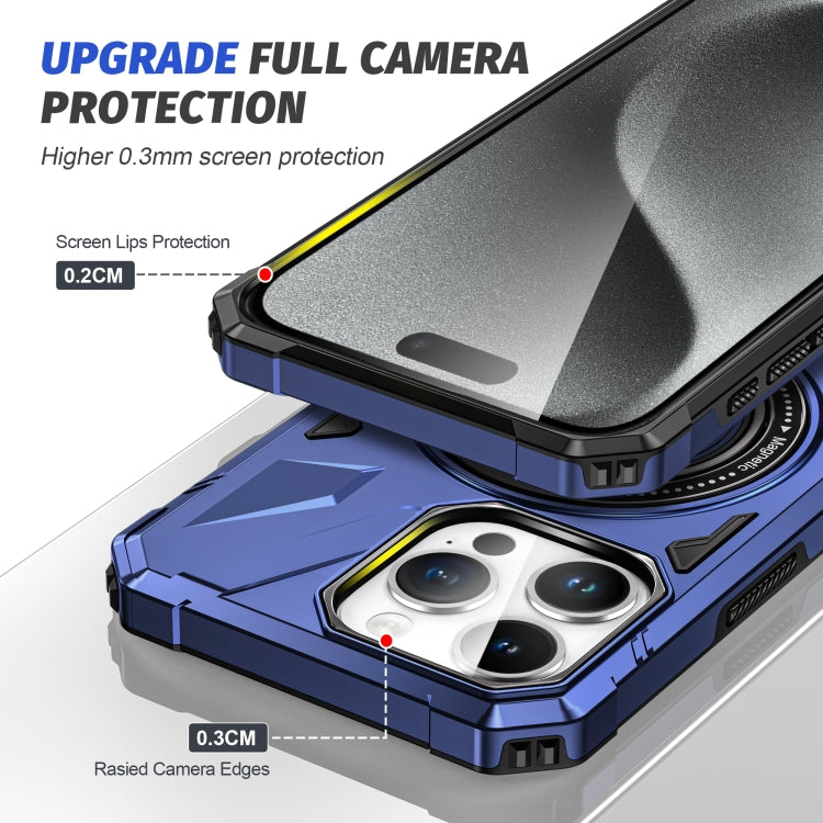 MagSafe Magnetic Shockproof Phone Case with Ring Holder, For iPhone 15 Plus, For iPhone 15, For iPhone 14 Plus