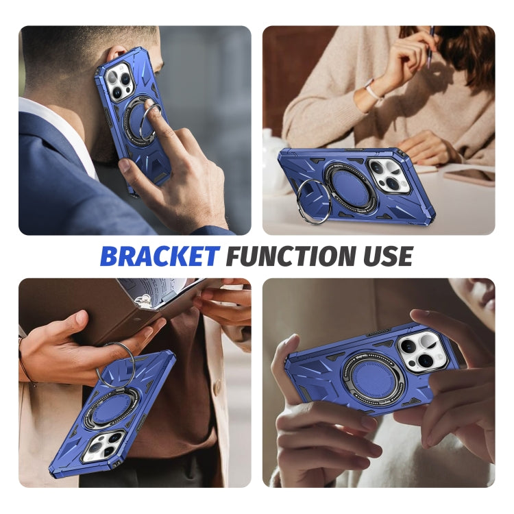 MagSafe Magnetic Shockproof Phone Case with Ring Holder, For iPhone 15 Plus, For iPhone 15, For iPhone 14 Plus