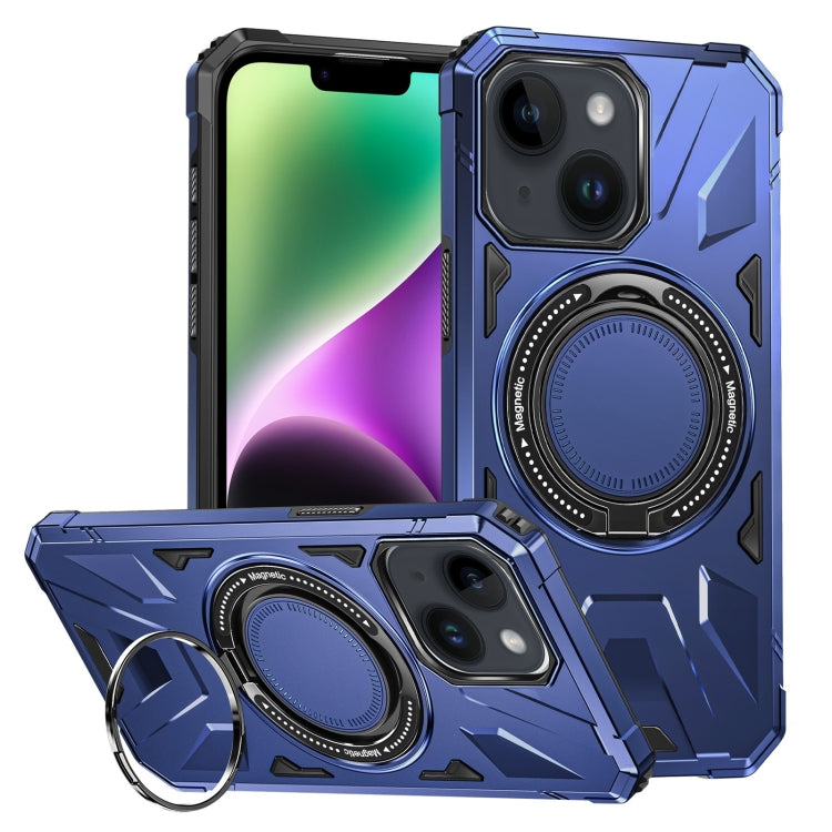 MagSafe Magnetic Shockproof Phone Case with Ring Holder, For iPhone 15 Plus, For iPhone 15, For iPhone 14 Plus