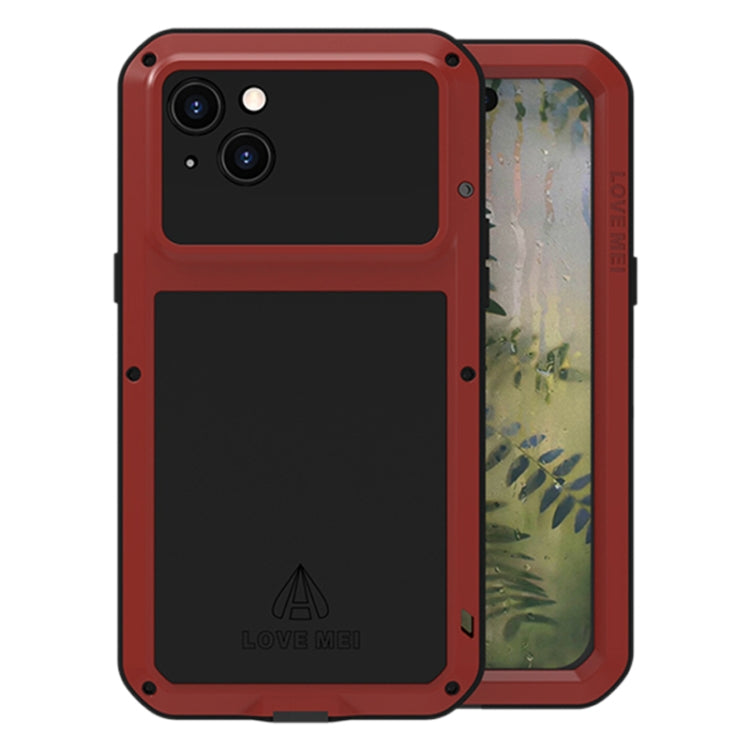 LOVE MEI Metal Shockproof Life Waterproof Dustproof Phone Case, For iPhone 15 Pro, For iPhone 15 Plus, For iPhone 15