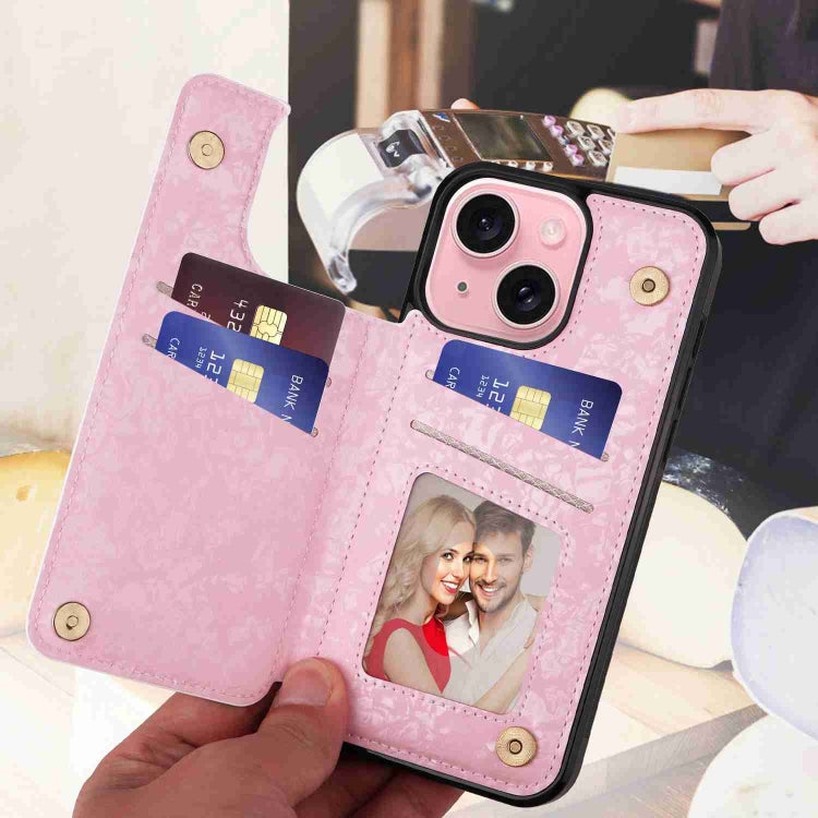 Printed Double Buckle RFID Anti-theft Phone Case