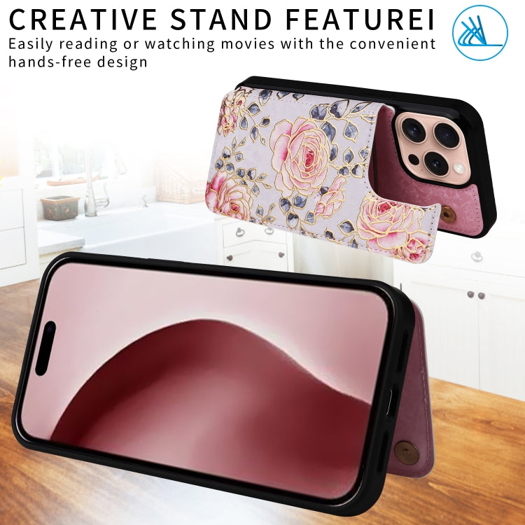 Printed Double Buckle RFID Anti-theft Phone Case