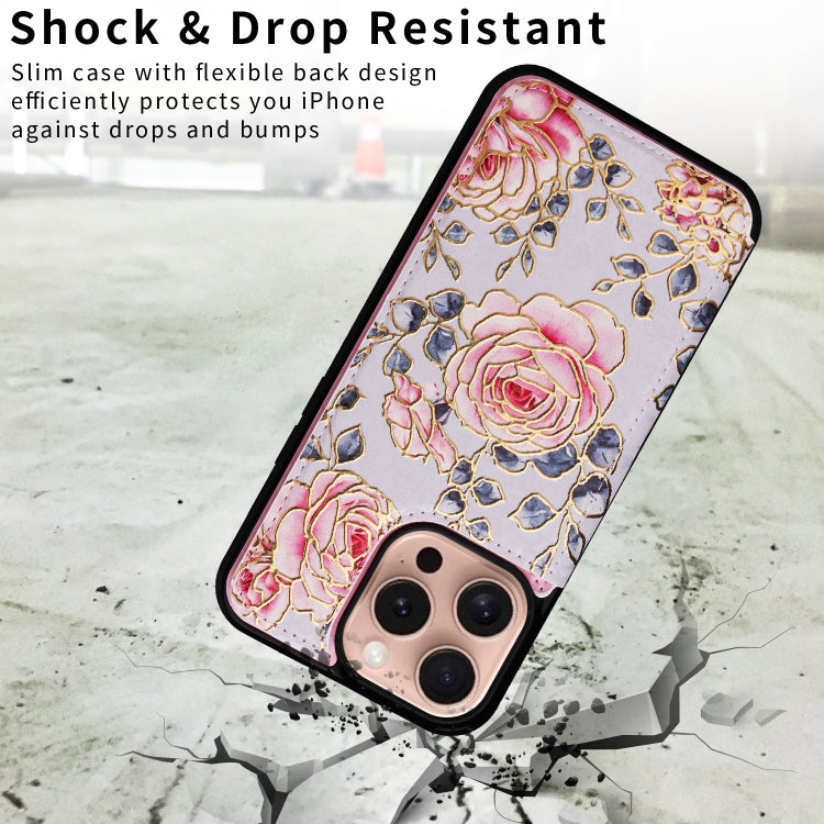 Printed Double Buckle RFID Anti-theft Phone Case