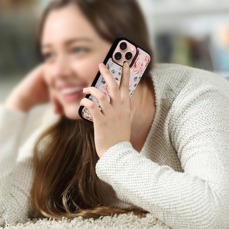 Printed Double Buckle RFID Anti-theft Phone Case