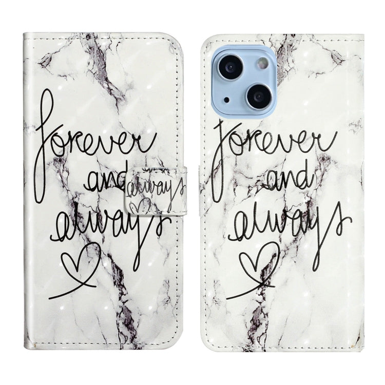 Oil Embossed 3D Drawing Leather Phone Case, For iPhone 13 Pro, For iPhone 13