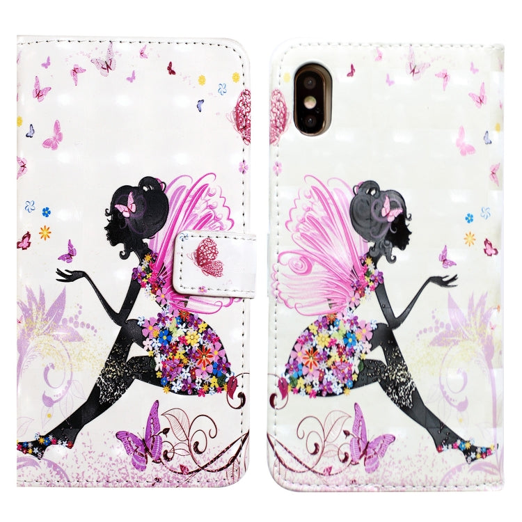 Oil Embossed 3D Drawing Leather Phone Case, For iPhone 11 Pro, For iPhone X / XS