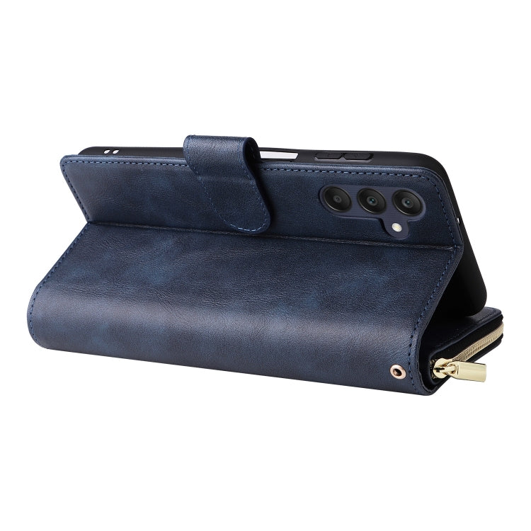 9-Card Slots Zipper Wallet Bag Leather Phone Case, For Samsung Galaxy A25, For Samsung Galaxy S23 FE 5G