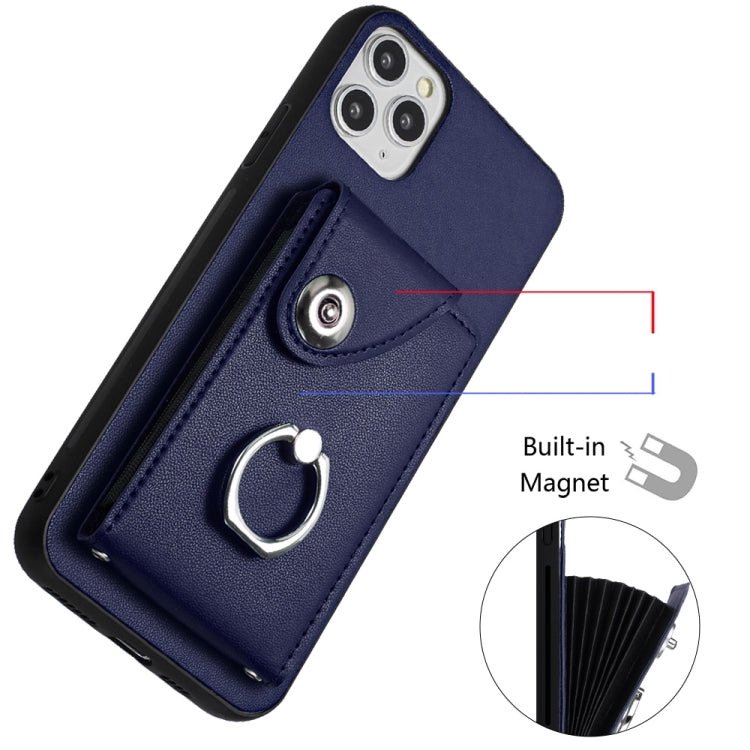 Organ Card Bag Ring Holder Phone Case, For iPhone 11 Pro, For iPhone X / XS, For iPhone XR, For iPhone XS Max