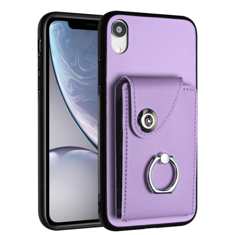 Organ Card Bag Ring Holder Phone Case, For iPhone 11 Pro, For iPhone X / XS, For iPhone XR, For iPhone XS Max