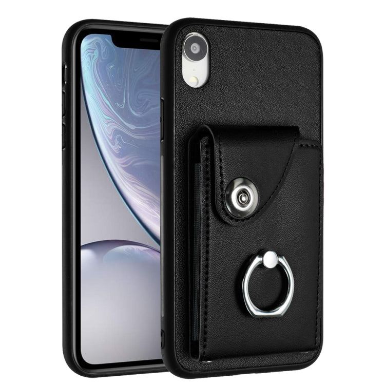 Organ Card Bag Ring Holder Phone Case, For iPhone 11 Pro, For iPhone X / XS, For iPhone XR, For iPhone XS Max