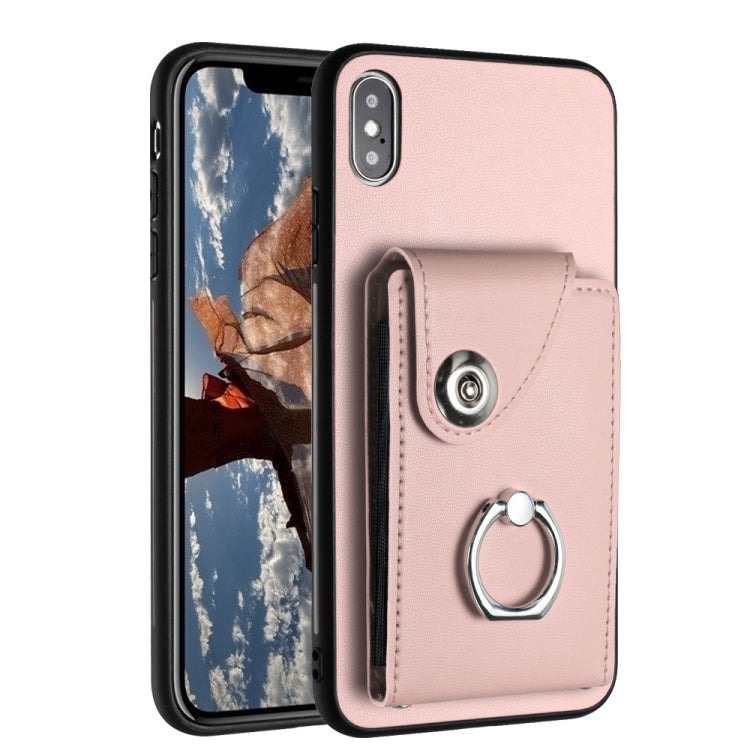 Organ Card Bag Ring Holder Phone Case, For iPhone 11 Pro, For iPhone X / XS, For iPhone XR, For iPhone XS Max
