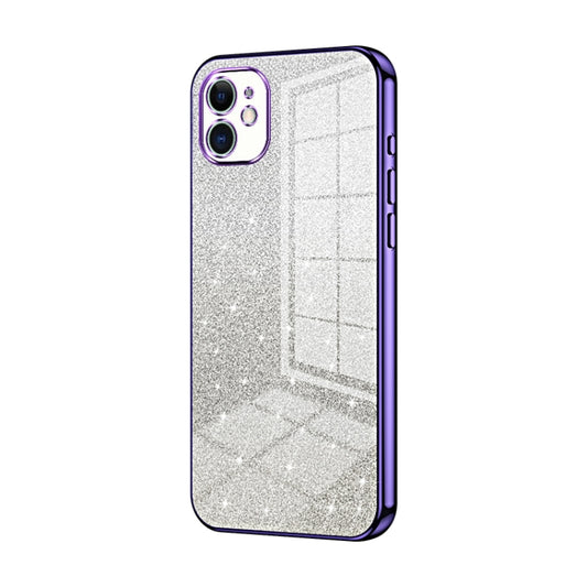 Gradient Glitter Powder Electroplated Phone Case