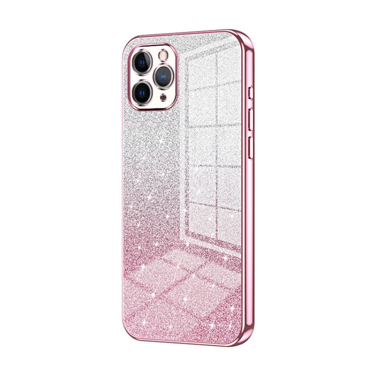 Gradient Glitter Powder Electroplated Phone Case, For iPhone 11 Pro, For iPhone X / XS, For iPhone XR