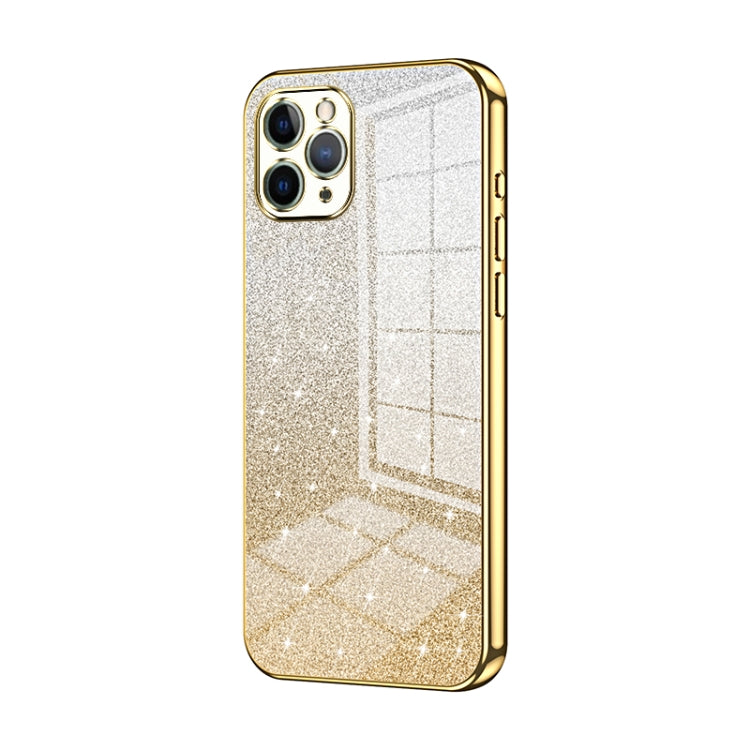 Gradient Glitter Powder Electroplated Phone Case, For iPhone 11 Pro, For iPhone X / XS, For iPhone XR