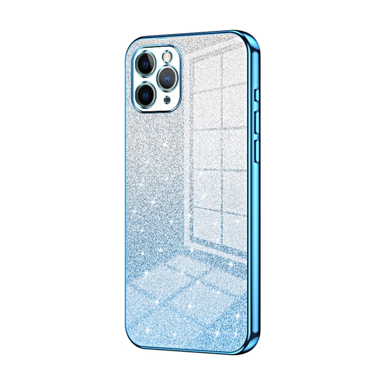 Gradient Glitter Powder Electroplated Phone Case, For iPhone 11 Pro, For iPhone X / XS, For iPhone XR