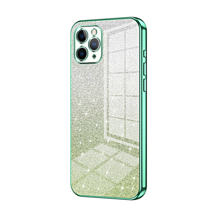 Gradient Glitter Powder Electroplated Phone Case, For iPhone 11 Pro, For iPhone X / XS, For iPhone XR