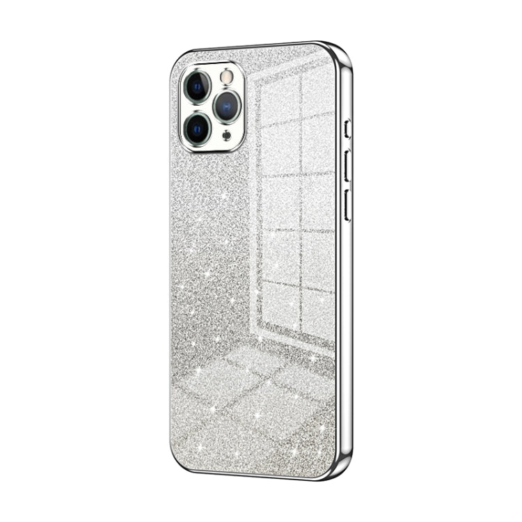 Gradient Glitter Powder Electroplated Phone Case, For iPhone 11 Pro, For iPhone X / XS, For iPhone XR