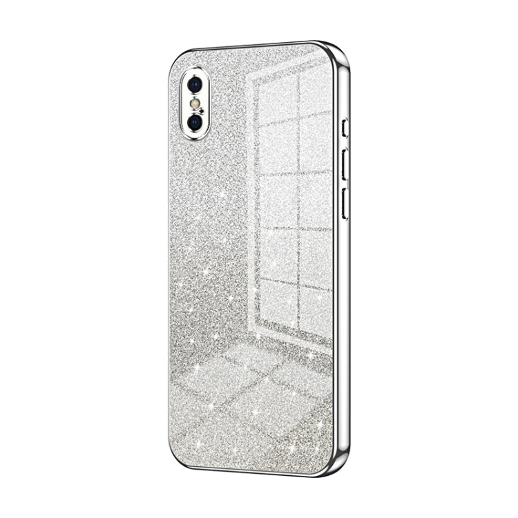 Gradient Glitter Powder Electroplated Phone Case, For iPhone 11 Pro, For iPhone X / XS, For iPhone XR