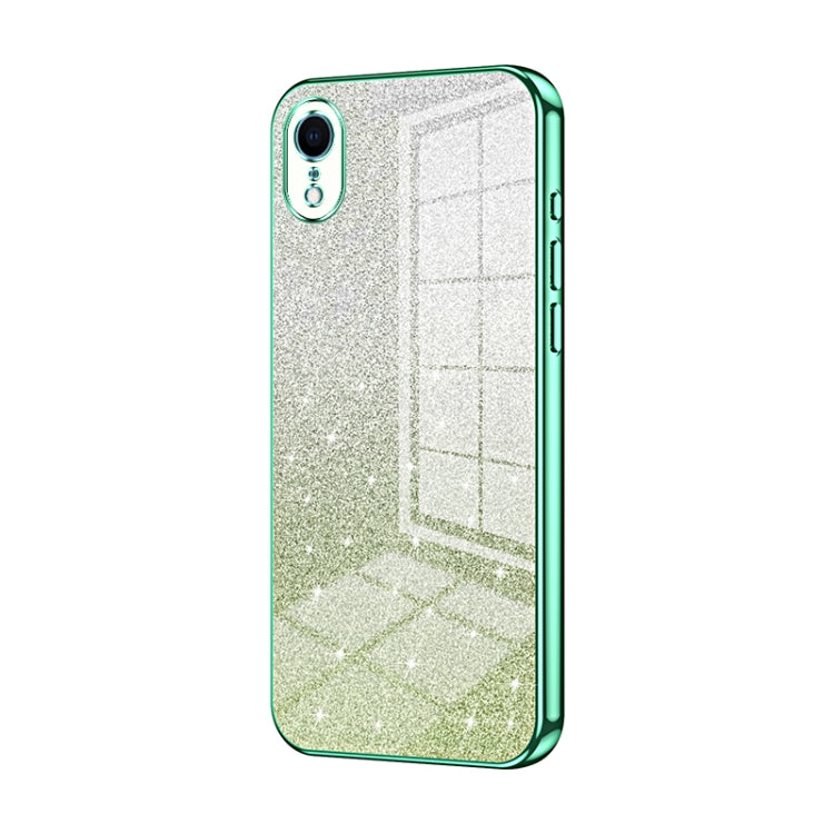 Gradient Glitter Powder Electroplated Phone Case, For iPhone 11 Pro, For iPhone X / XS, For iPhone XR