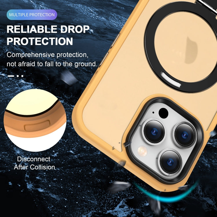 Skin-feel MagSafe Holder PC Hybrid TPU Phone Case, For iPhone 13, For iPhone 12, For iPhone 12 Pro Max