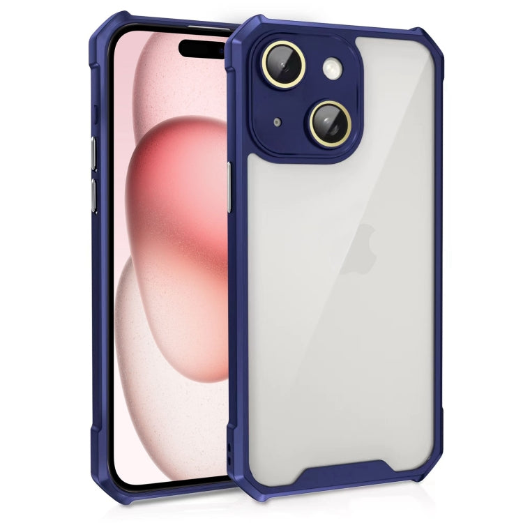 Shockproof Acrylic Phone Case with Lens Glass Film, For iPhone 15 Pro Max, For iPhone 15 Pro, For iPhone 15 Plus, For iPhone 15