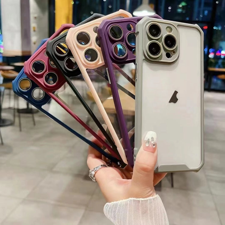 Shockproof Acrylic Phone Case with Lens Glass Film, For iPhone 15 Pro Max, For iPhone 15 Pro, For iPhone 15 Plus, For iPhone 15