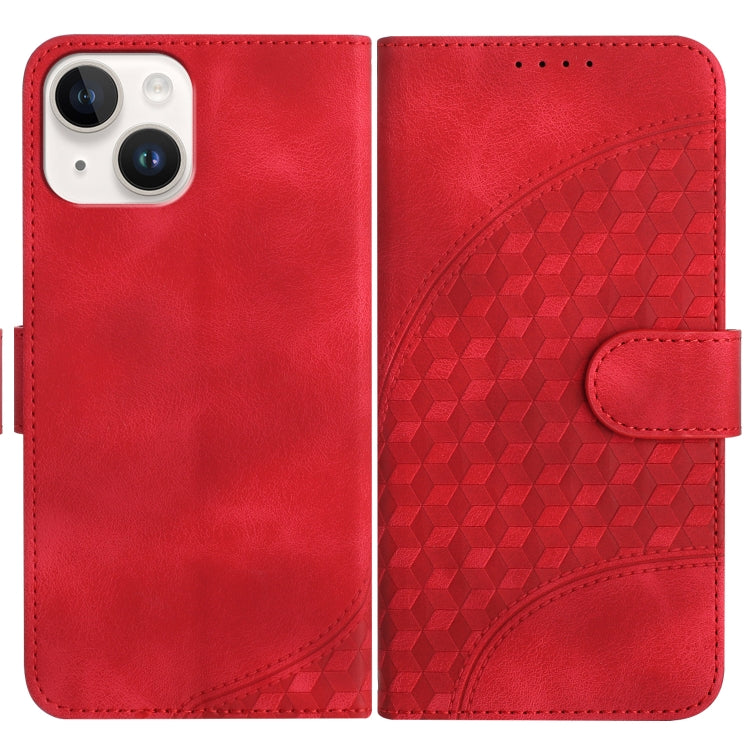 YX0060 Elephant Head Embossed Phone Leather Case with Lanyard