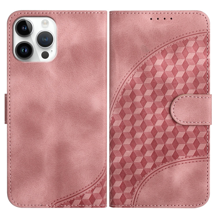 YX0060 Elephant Head Embossed Phone Leather Case with Lanyard