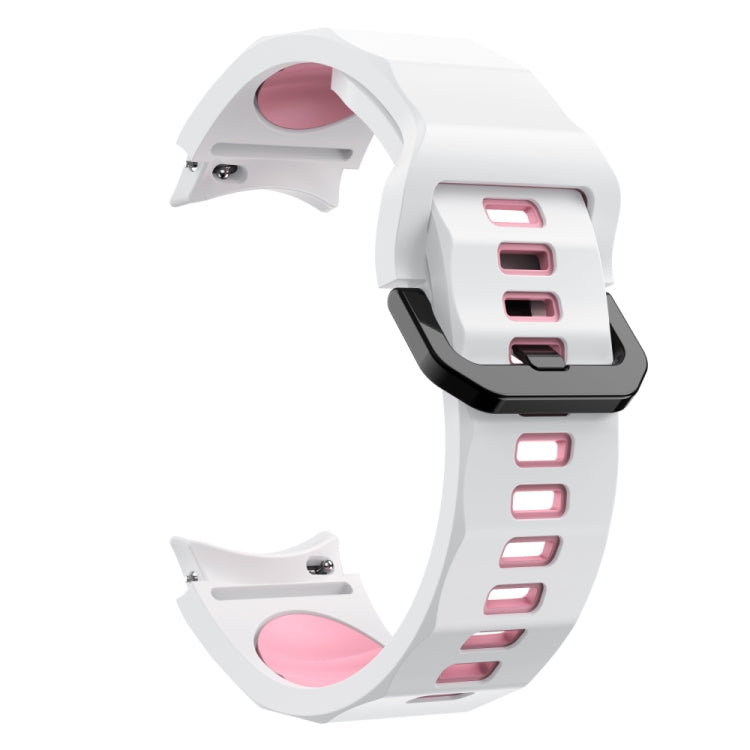 Wave Texture Two Color Silicone Watch Band, For Samsung Galaxy Watch 6