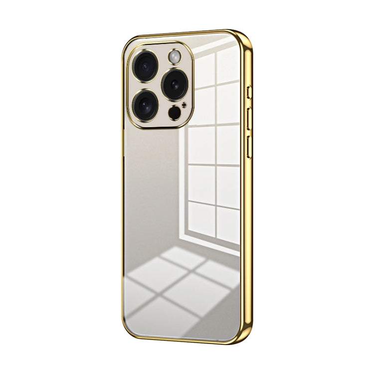 Transparent Plating Fine Hole Phone Case