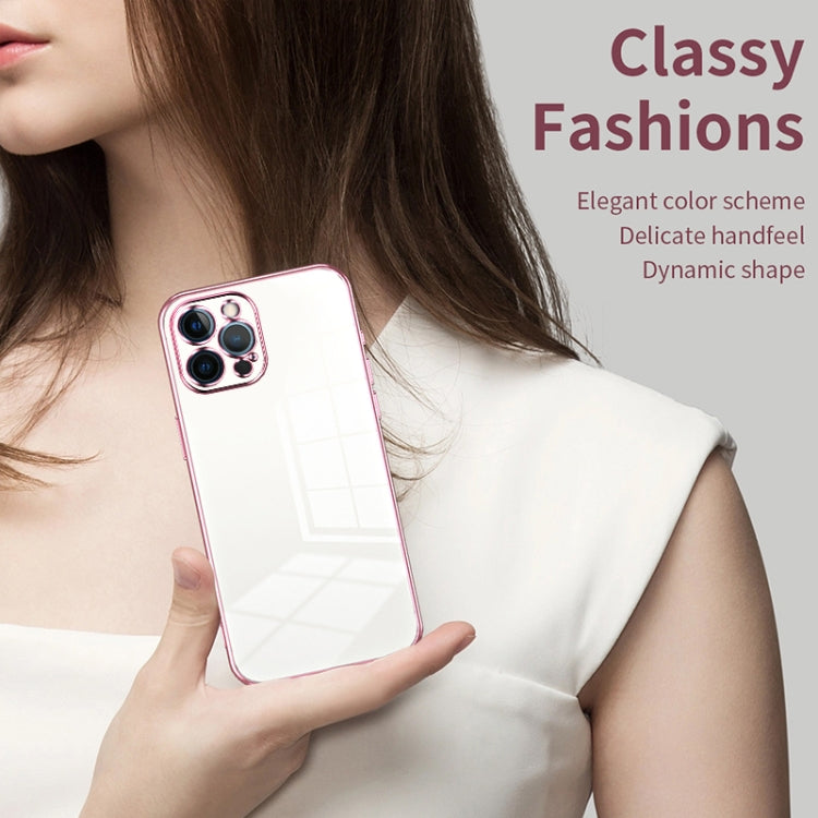 Transparent Plating Fine Hole Phone Case