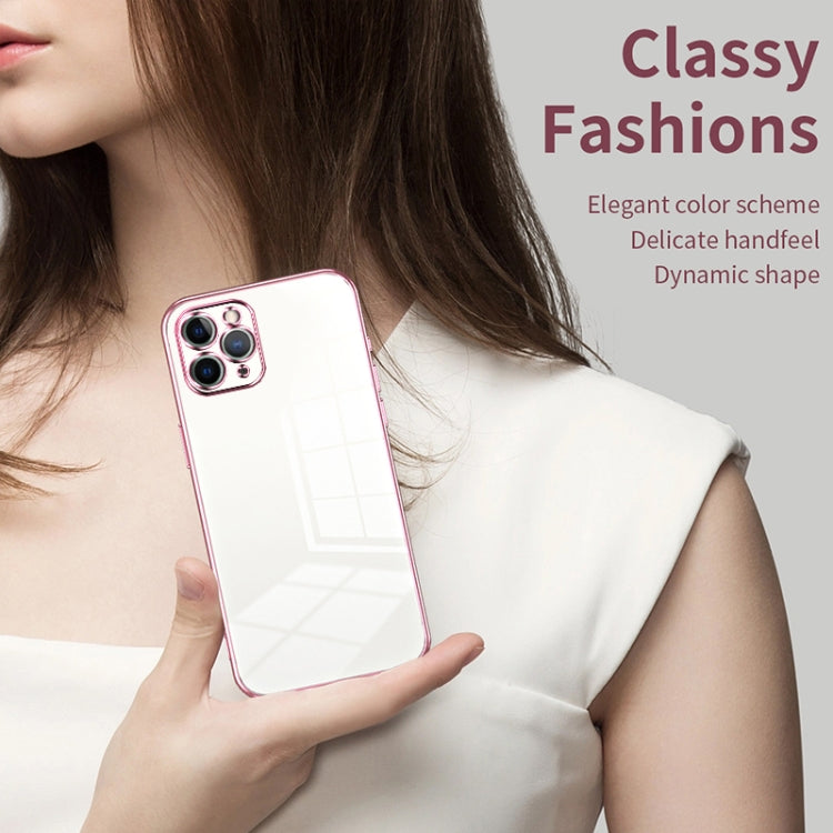Transparent Plating Fine Hole Phone Case, For iPhone 11 Pro, For iPhone X / XS, For iPhone XR
