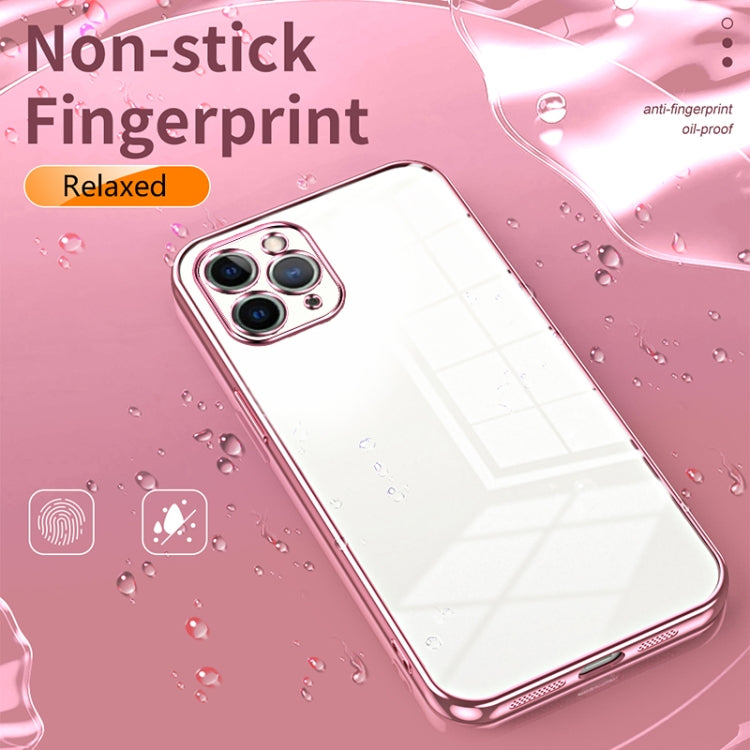 Transparent Plating Fine Hole Phone Case, For iPhone 11 Pro, For iPhone X / XS, For iPhone XR