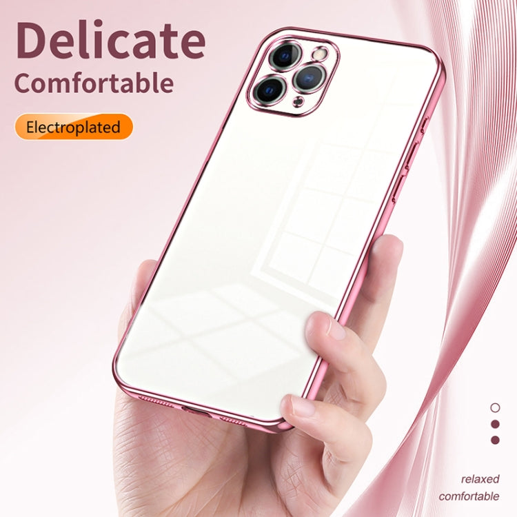 Transparent Plating Fine Hole Phone Case, For iPhone 11 Pro, For iPhone X / XS, For iPhone XR